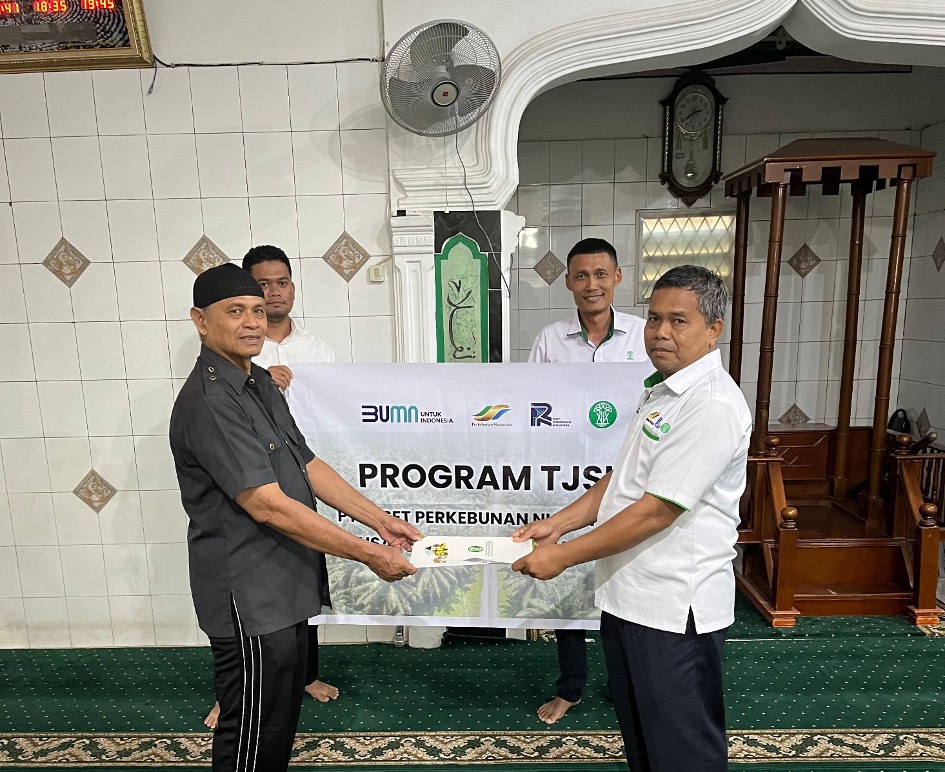 PT RPN-PPKS Salurkan Bantuan  Renovasi Masjid Nurul Muslimin,  Perkuat Tali Silaturahmi dengan Masyarakat