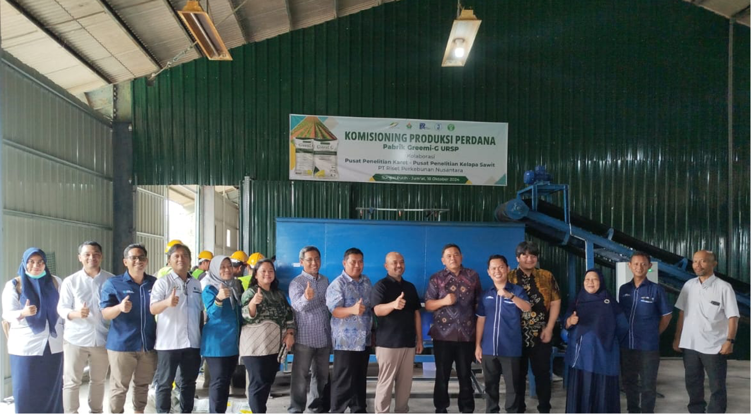 PT RPN Resmikan Pabrik Greemi-G di Sumut, Tingkatkan Produksi Biofungisida Ramah Lingkungan