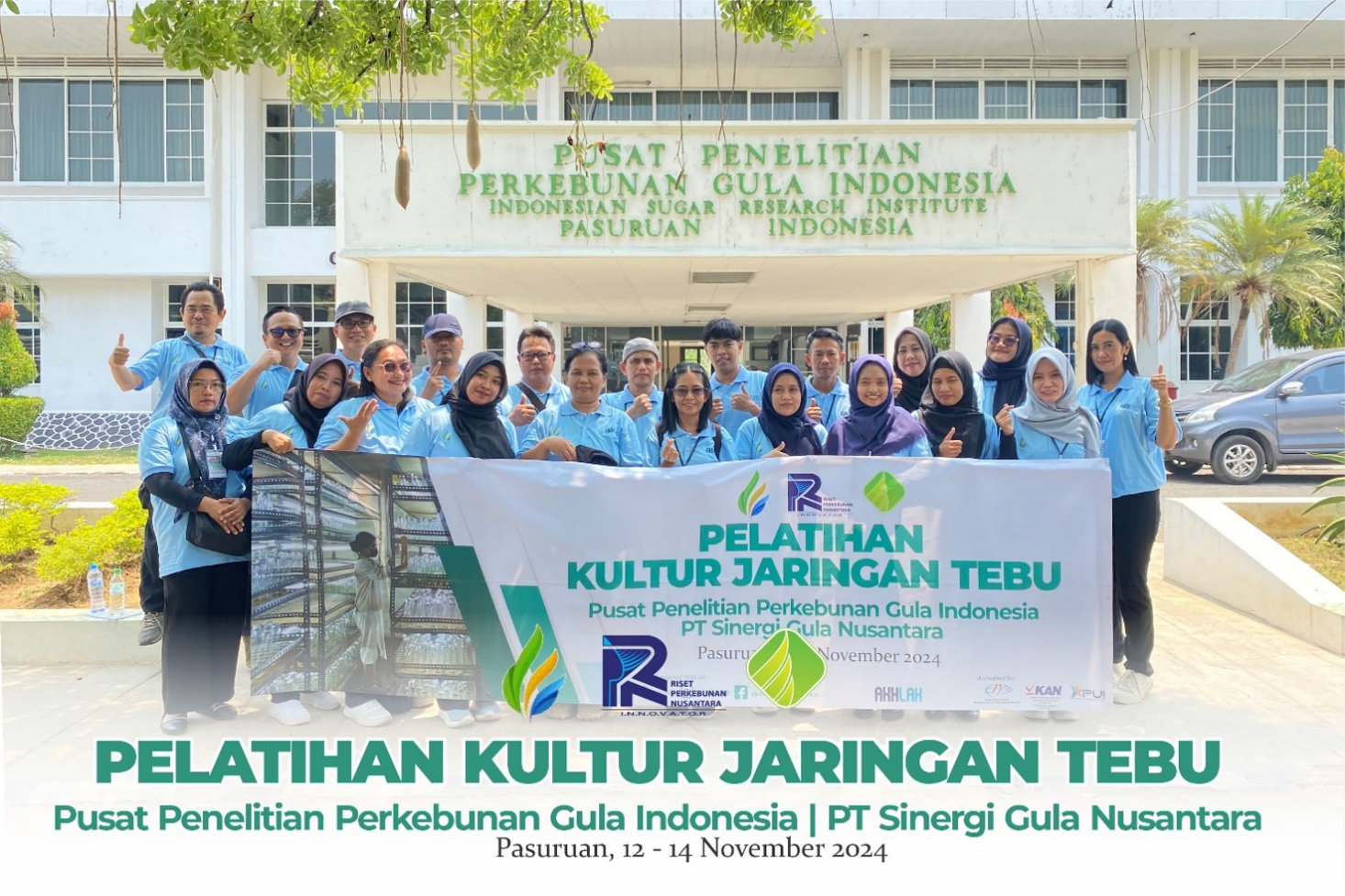 PT SGN Bersama PT RPN-P3GI Laksanakan Pelatihan Kultur Jaringan Tebu, Upaya Standarisasi Laboratorium Menuju Target Swasembada Gula 2028