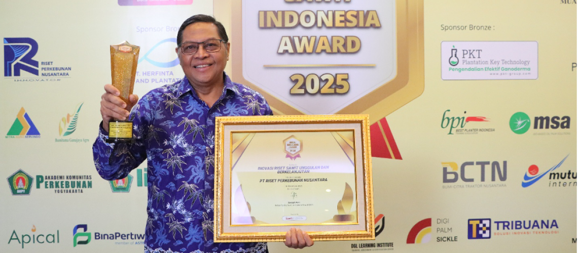 Komitmen Riset Berkelanjutan: PT RPN Raih Penghargaan Sawit Indonesia Award 2025