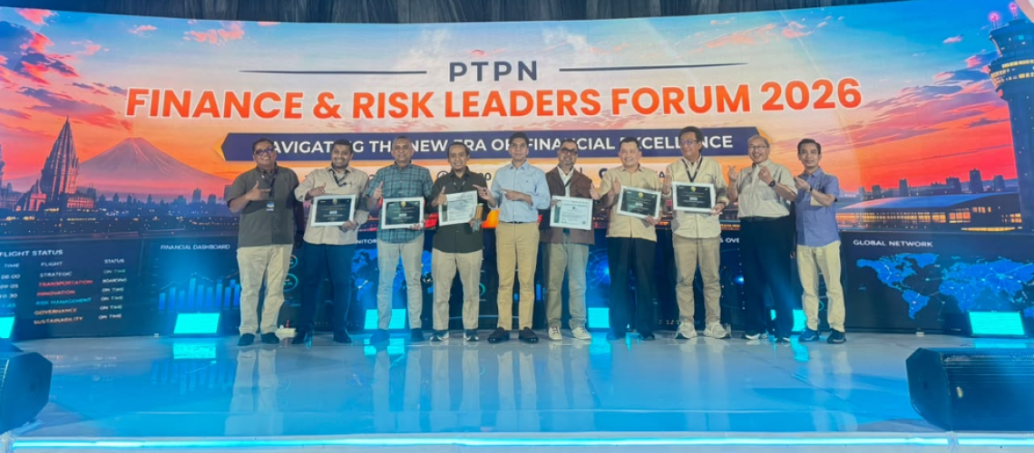 PT Riset Perkebunan Nusantara Raih Penghargaan Best of Improvement MRI Kategori Non Sistemik A pada PTPN Financial and Risk Leaders Forum 2026