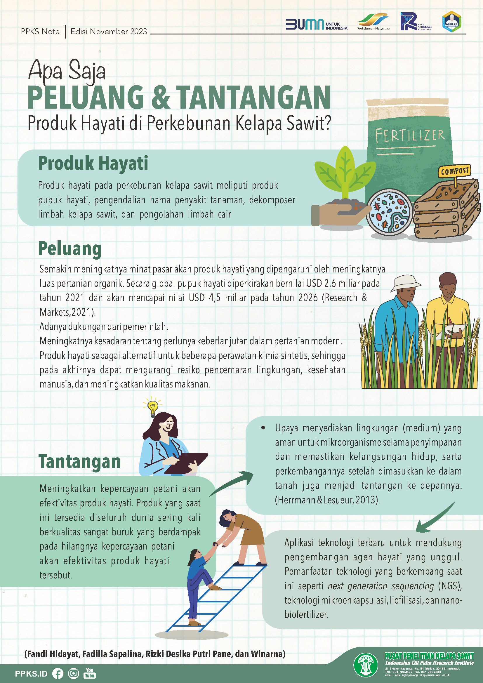 EDISI November 2023 - Apa Saja Peluang & Tantangan Produk Hayati di Perkebunan Kelapa Sawit?