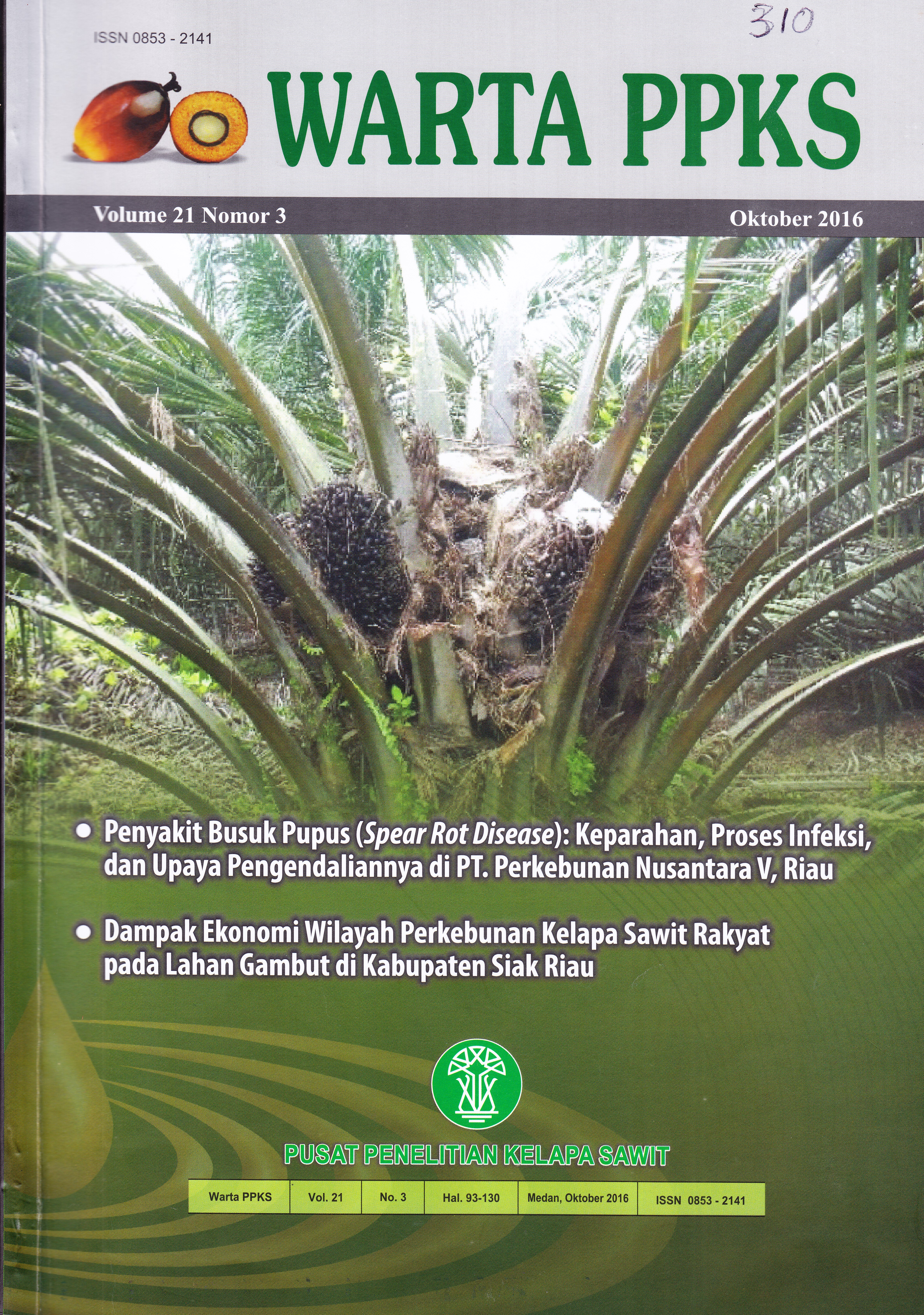 Dampak Ekonomi Wilayah Perkebunan Kelapa Sawit pada Lahan Gambut di Kabupaten Siak Riau