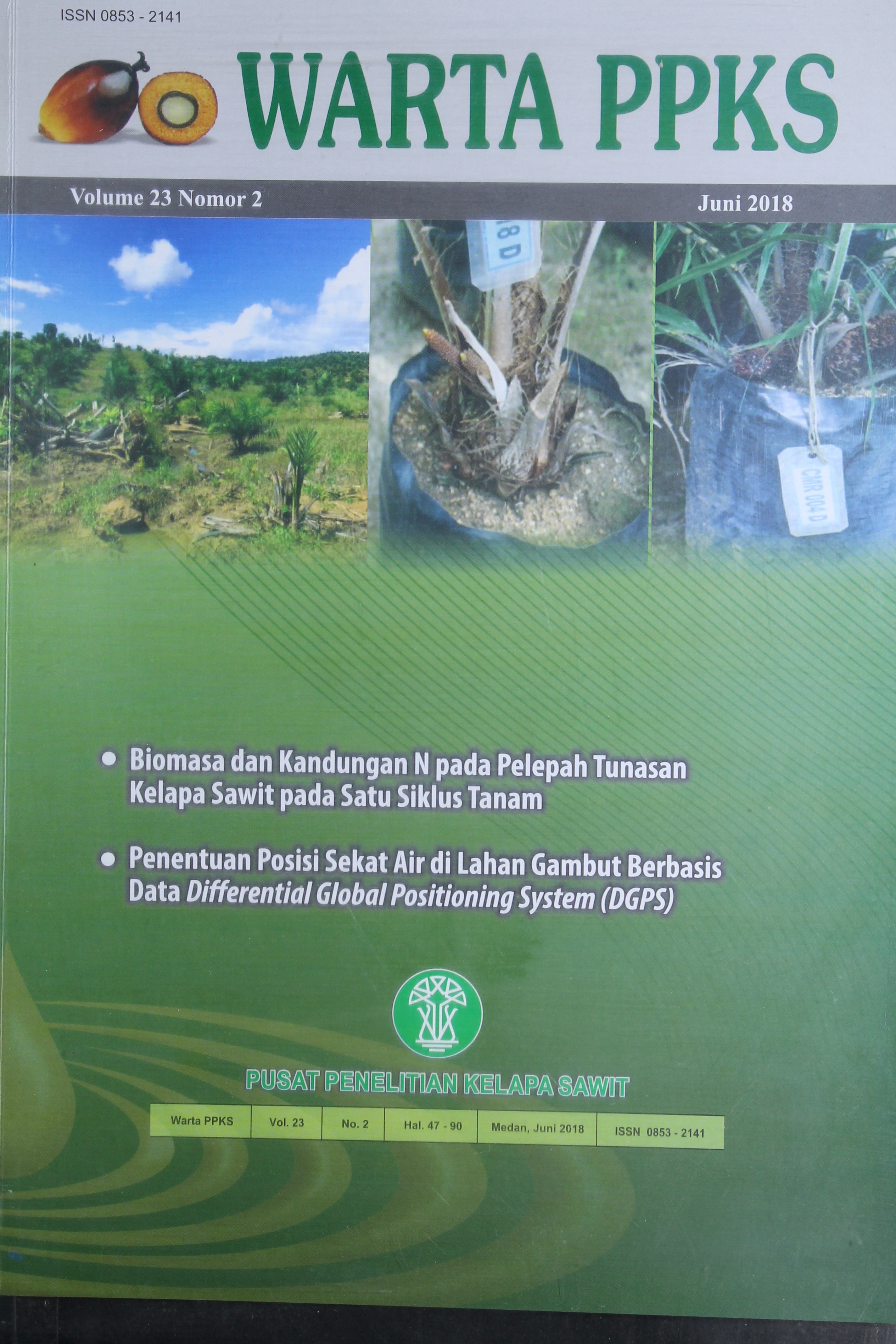 Biomasa dan Kandungan N Pada Pelepah Tunasan Kelapa Sawit Selama Satu Siklus Tanam